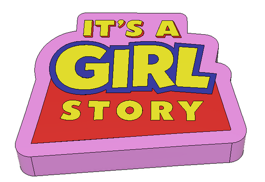 It's a Girl - Toy Story Pen Topper (Physical)