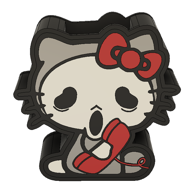 Hello Kitty Ghost Face Pencil Holder – Physical Print
