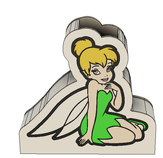 Tinkerbell Pencil Holder - 3MF Digital File