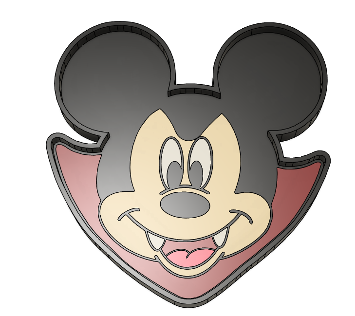 Vampire Mickey Bead Tray – 3MF File