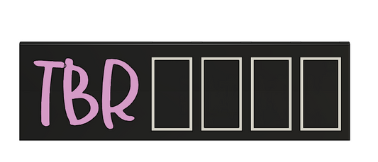 Books in My Library Bookshelf Counter – 3MF File