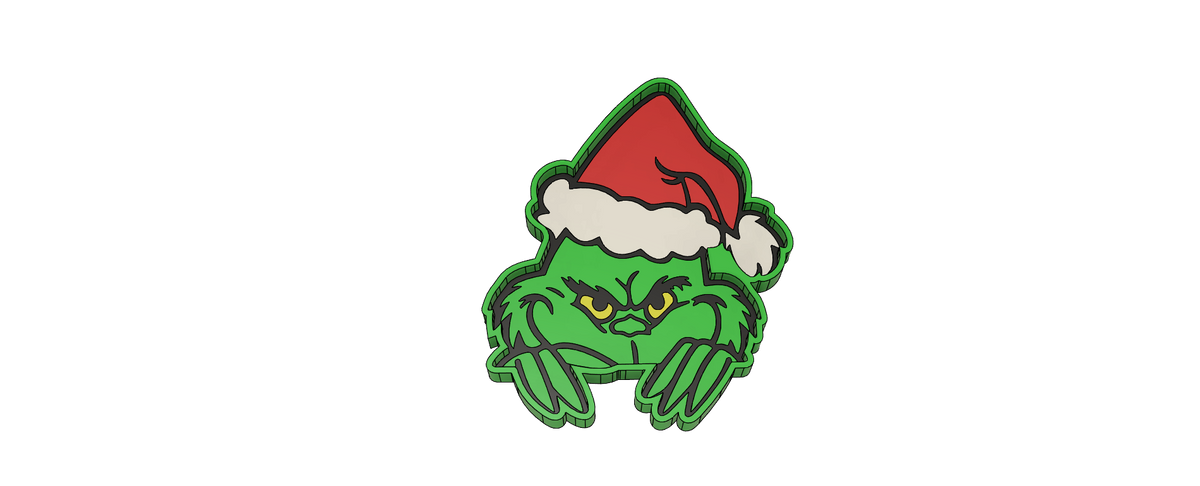 Grinch Bead Tray 3MF File | Digital Download